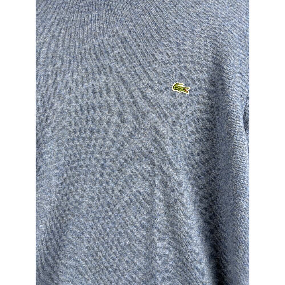 Lacoste Men’s Pure Wool Crewneck Sweater – Blue – Size L - Picture 6 of 6
